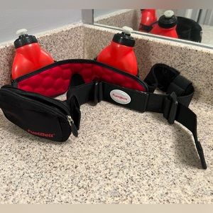 Fuel belt 500ml belt with gel/keys pouch